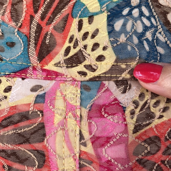 Analogy Woman lt denim printed cotton blend jacket, Woman’s Size - Picture 8 of 11